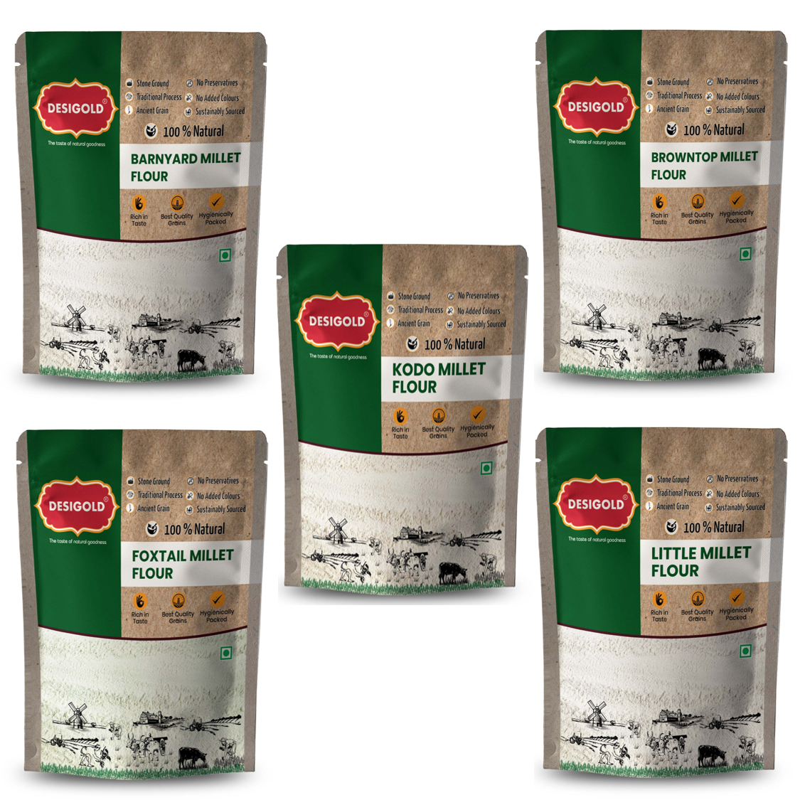 DESIGOLD Siridhanya Flour Combo